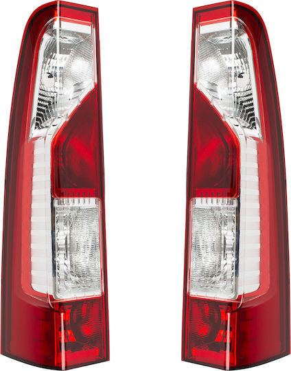 Renault Master 2010 Ляво + Дясно Задни Светлини Комплект 2 Бройки