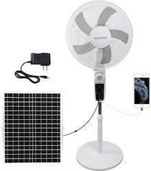 Ventilator Pe Piedestal 12W Diametru 40.64cm Cu Telecomandă Alb Ventilator Pe Piedestal 12W Diametru 40.64cm Cu Telecomandă Alb