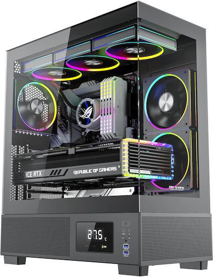 ProGaming Kian Black Glacier 360 Desktop PC Gaming (Ryzen 7-7800X3D/32GB DDR5/2TB SSD/GeForce RTX 5070/Windows 11 Home)