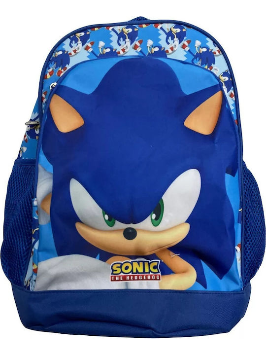 Sonic Σχολική Τσάντα Πλάτης 32 x 16 x 42εκ