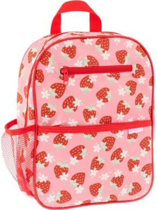 Stephen Joseph Backpack School Bag Kindergarten with Water Bottle Holder Red 28 x 9 x 33cm