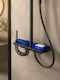 Shower Shelf Double Tray Black-blue