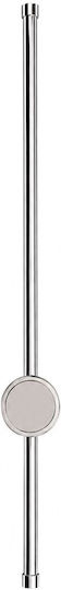 VenCore Modern Wall Lamp with Integrated LED and Adjustable White Light Silver 6x10cm