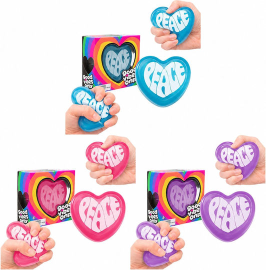 Schylling Good Vibes Only Heart Peace Antistress