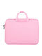 Hurtel Universal Laptop Bag for 15.6" Laptop in Pink Colour