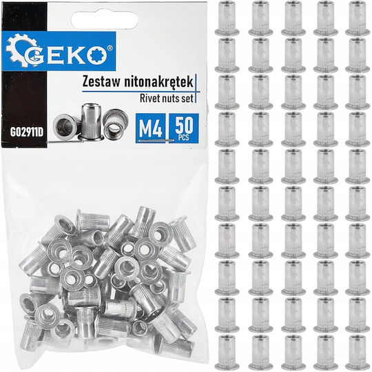 Geko Set Assortment Kit with Nuts 50 Pieces
