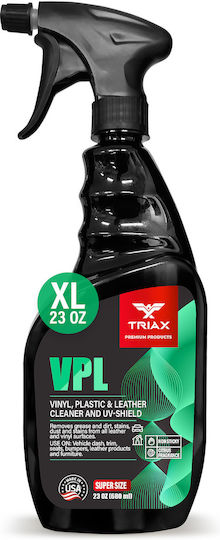 Triax Vpl Soluție de curățare și protecție UV pentru curățarea vinilului plasticului și pielii 680 Ml