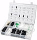 Set 255 Фиксиращи авто клипсове крепежни елементи push pins клипсове лайсни панели табло повече Vw Volkswagen