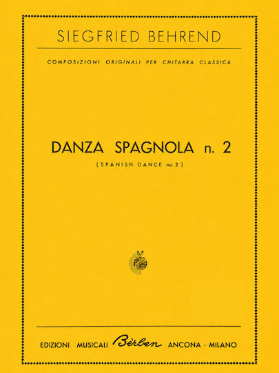 Behrend Danza Spangola Nr 2 Guitar Behrend Danza Spangola Nr 2 Guitar