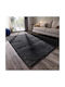 United Carpet Furx Wohnzimmer Teppich Rechteckig Zottelig Pelzige Farbe Anthrazit 130x190cm