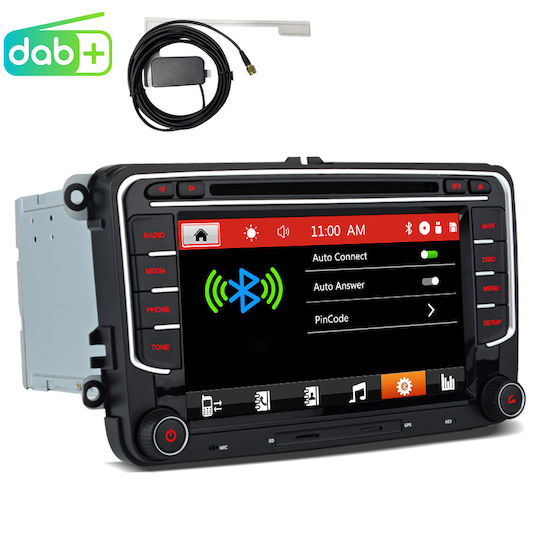 Junsun Auto-Audiosysteme Linux Vw Volkswagen Skoda Seat Touchscreen GPS Bluetooth Notenblätter Dvd Dab+ & Rds