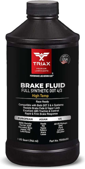 Triax Lichid De Frână Full Sintetic Punct 4 946 Ml