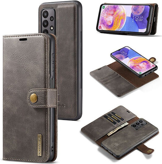 DG.MING Wallet Γκρι (Galaxy A23 4G / Galaxy A23 5G)