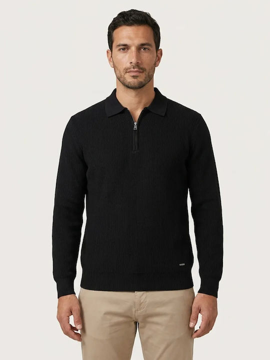 Gianni Lupo Polo Μπλούζα Μαύρο