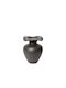 Broste Copenhagen Decorative Ceramic Black Vase H32cm