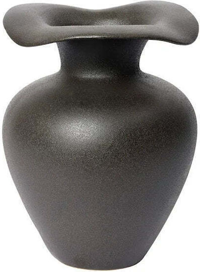 Broste Copenhagen Βάζο Κεραμικό Μαύρο Y32cm