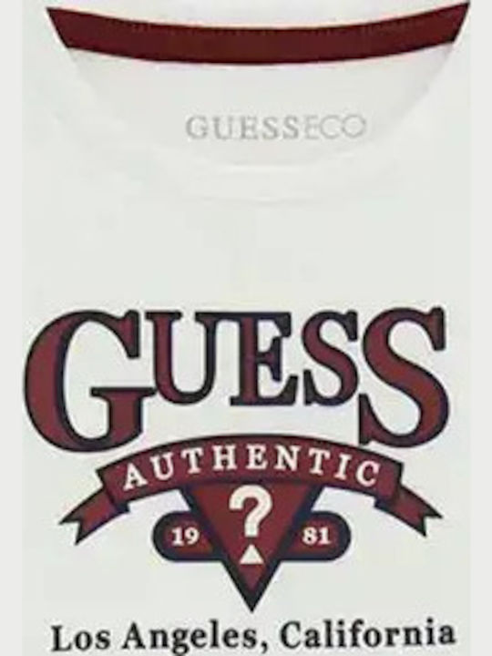 Guess Детска блуза Дълъг ръкав Бяла