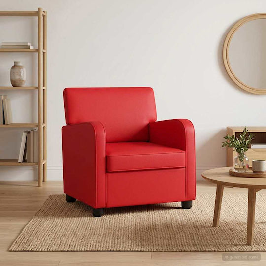Relax Armchair Red 70x79x78cm