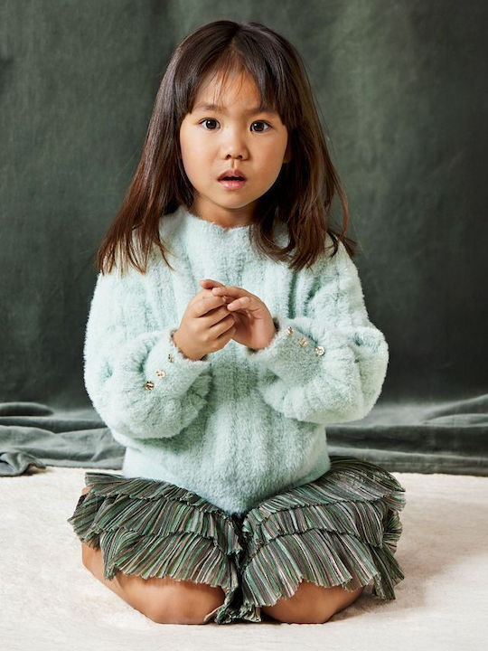 Kids Long-sleeved Sweater Mint