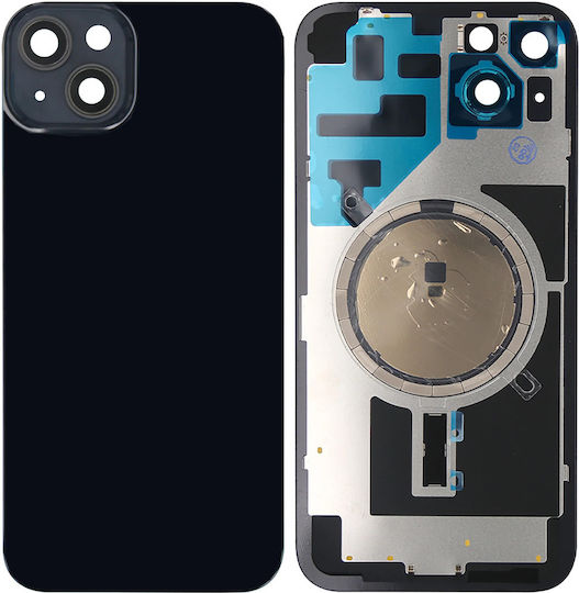 Back Glass iPhone 14 Plus Large Hole Midnight Compatible Mobile Phone Replacement Cover
