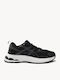 Schwarze Sneakers Mesh Panel Mehrlagige Sohle