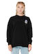 Damen Bluse Baumwolle Schwarze