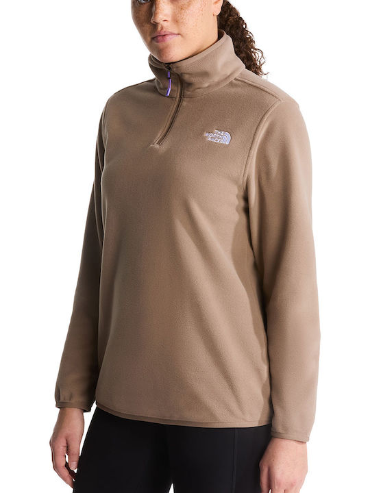 The North Face Glacier 1/4 Winter Damen Fleece ...