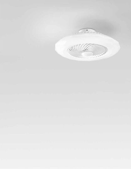 Fan Europe Skyron Затворен Тип (Плафон) с Осветление Бял