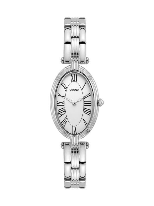 Breeze Women's Battery Watch with Silver Steel Bracelet