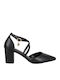 Heels with Strap Black