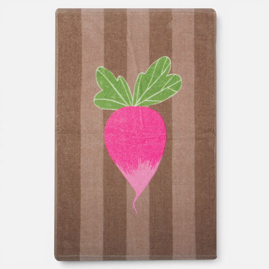 Nef-Nef Homeware Radish Geschirrtuch aus 100% Baumwolle in Braune Farbe 40x60cm
