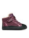 B Gisli Kids Sneakers Anatomic with Hook & Loop Closure Burgundy
