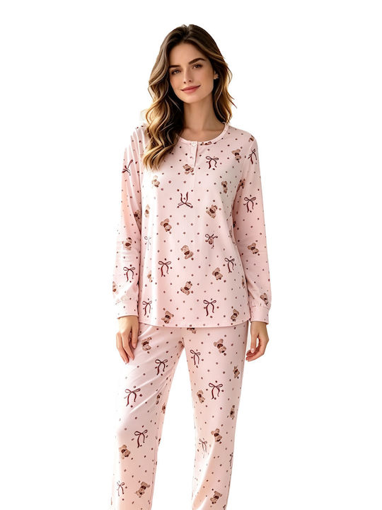 Goodnight Set De Pijamale De Vară Pentru Femei Roz
