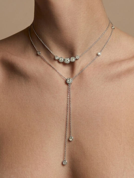 Steel Double Necklace Made of Steel Steel Double Necklace Made of Steel