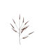 Sucursala Artificială Spic Roșu 89cm 816-50109