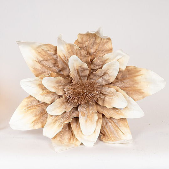 Foam Flower Branch Cream-Brown 70x70cm Eurolamp 816-20025