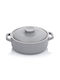 Duka Кръгъл Устойчив Съд Керамика с Капак 15.8x15.8см