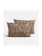 Nef-Nef Homeware Homeware Set Pillowcases Brown 52x72cm