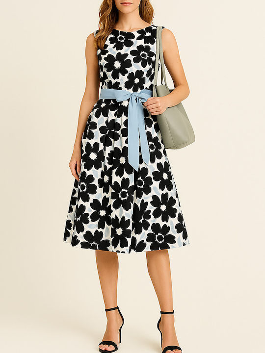 Summer Midi Shirt Dress Black
