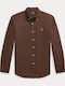 Long Sleeve Shirt Camo Dark Brown