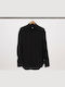 Long Sleeve Shirt In Regular Fit Black
