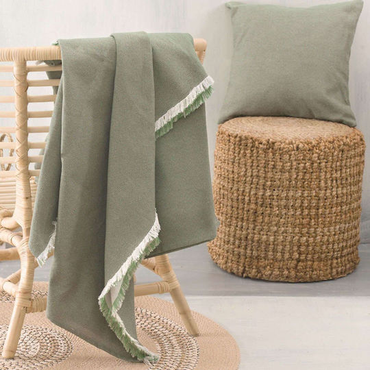 Rythmos Cuvertură Pentru Canapea 2 Locuri Jacquard 180x240cm Verde