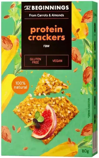 Crackers Carrot & Almond Gluten Free 80gr