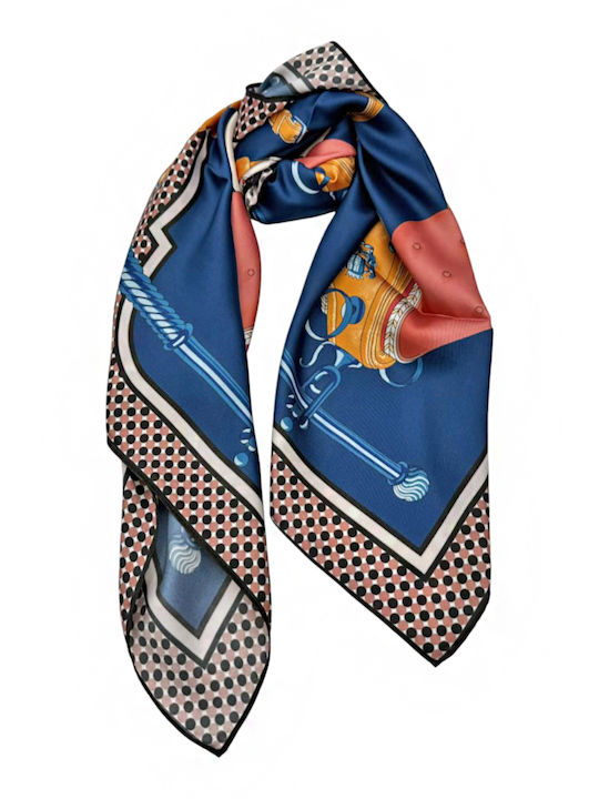Savil Women's Silk Blue Shawl