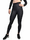 Leggings Pentru Instruire Colanți Femei Strângere Talie Înaltă Și Push Up Negru