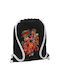 Koupakoupa Lamine Yamal KP 34954 Gymbag BB Schwarz Sporttaschen Zurück Schwarz