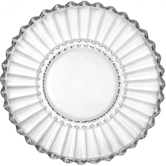 Karvounis Servierplatte Glas Transparent
