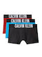 Calvin Klein Kids Boxers Set 3 Pieces Blk/Vallartablue/Firedbrick