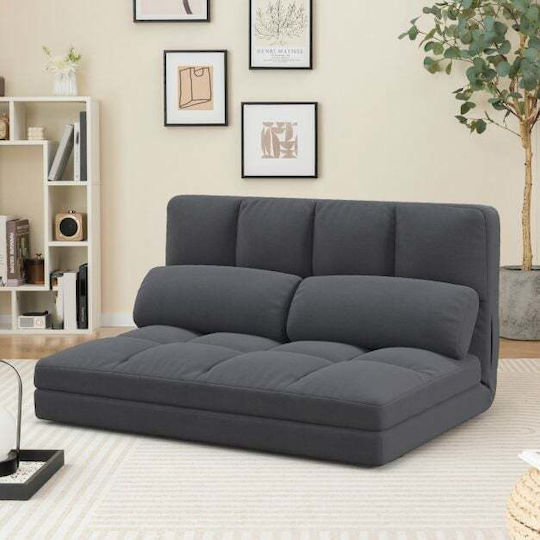 Vielseitiger Sitzsack & Pouf Couch Dunkelgrau