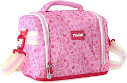 Milan Pink Flower Θήκη Ροζ